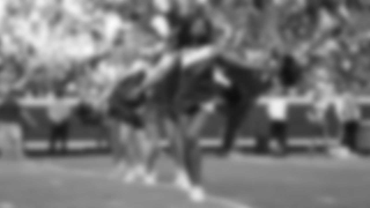 Junior Chiefs Cheerleaders perform during an NFL football game against the Buffalo Bills, Sunday, October 16, 2022 in Kansas City.