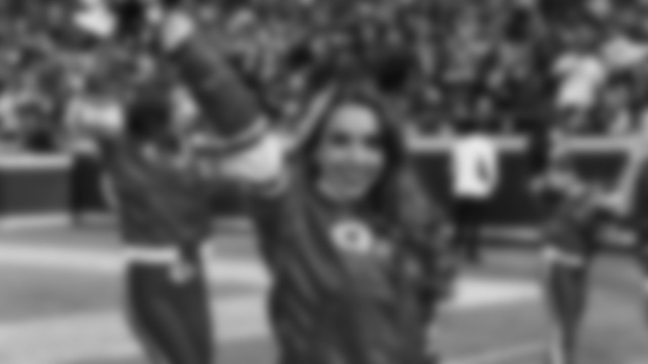 Kansas City Chiefs Cheerleaders during the divisional playoff football game against the Buffalo Bills, Sunday, January 23, 2022 in Kansas City.