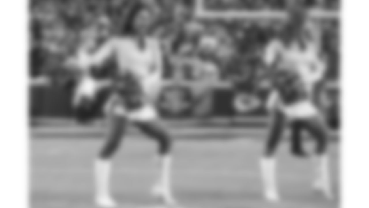 Kansas City Chiefs Cheerleaders during an NFL football game against the Buffalo Bills.