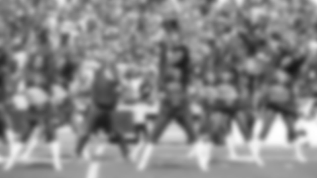 Kansas City Chiefs Cheerleaders perform before an NFL football game against the Cleveland Browns, Sunday, September 12, 2021 in Kansas City.