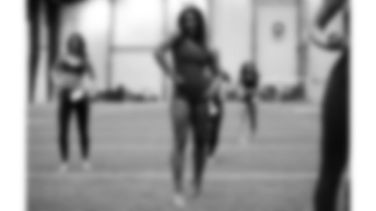Kansas City Chiefs Cheerleaders audition clinic on March 15, 2025 in Kansas City, MO.