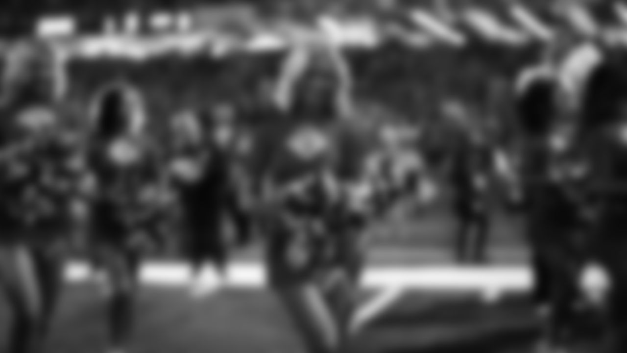 Kansas City Chiefs Cheerleaders during the Super Bowl LIX game against the Philadelphia Eagles in New Orleans on Sunday, February 9, 2025.